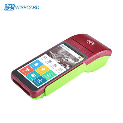 Touch Screen Smart POS Terminal , Android POS With Fingerprint Reader