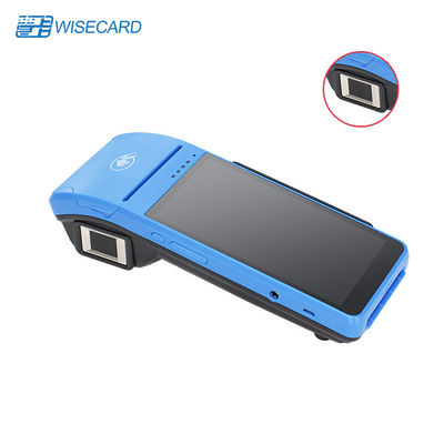 Fingerprint Reader Smart POS Terminal , Portable POS Machine With Printer
