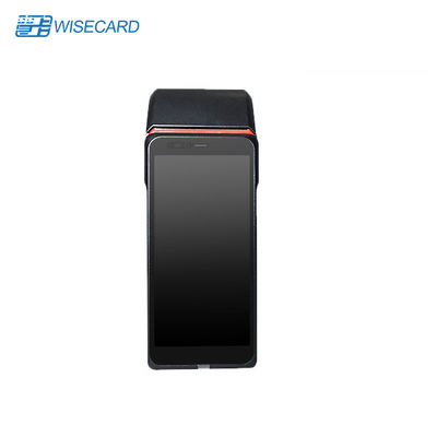 बायोमेट्रिक सत्यापन फिंगरप्रिंट एंड्रॉयड पीओएस टर्मिनल 5000mAh 3.8V लिथियम-आयन बैटरी और एनएफसी के साथ