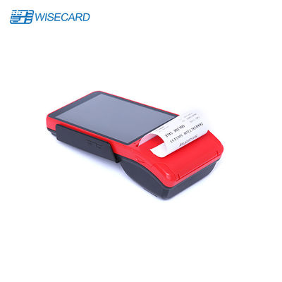 4 PSAM 5800mAh मोबाइल पॉज़ पेमेंट सिस्टम EDGE GPRS हैंडहेल्ड पेमेंट POS