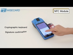 वाईफ़ाई ब्लूटूथ स्मार्ट पीओएस टर्मिनल, फ़िंगरप्रिंट स्कैनर के साथ पीओएस मशीन