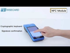 EMV 5800mAh टच स्क्रीन POS टर्मिनल PCI 5.0 NFC हैंडहेल्ड POS मशीन